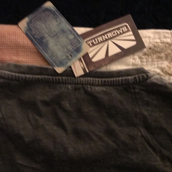 Turnrows Southern Rock Soft Quality Tee Shirt in Stone Washed Gray - Picture 8 of 8